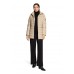 Betty Barclay - 7114 1515 beige half lange jas met kap.